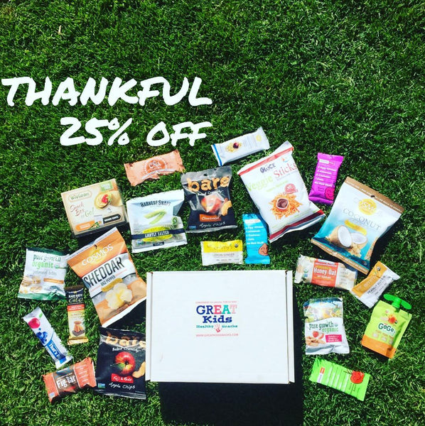 Thankful for healthy snacks and you!