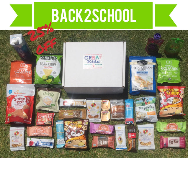 Make Back to School Easy & Fun With Healthy Snacks  and 25% off code