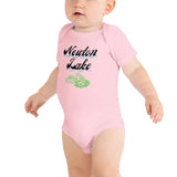 Newton Lake Lily Pad Frog Baby short sleeve one piece