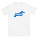Newton Lake Outline Newton Short-Sleeve Unisex T-Shirt