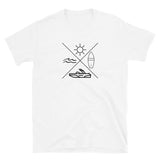 Wakesurfing X Sun Board Boat Waves Short-Sleeve Unisex T-Shirt