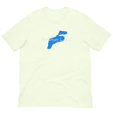 Newton Lake Outline of Lake Unisex t-shirt