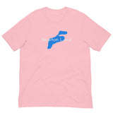 Newton Lake Outline of Lake Unisex t-shirt