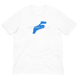 Newton Lake Outline of Lake Unisex t-shirt