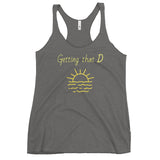 Getting That D Lake Life Beach Life Women's Racerback Tank