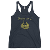 Getting That D Lake Life Beach Life Women's Racerback Tank