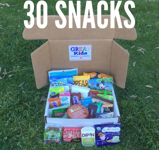 30 Snacks - Delivered Monthly – GREAT Kids Snack Box