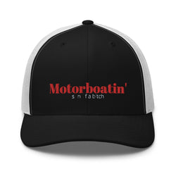 Lake Life Motorboatin' Son of a Bitch Trucker Snapback Hat