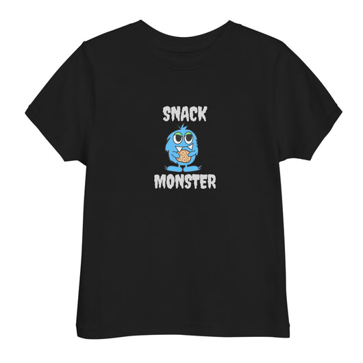 Snack Monster Blue Toddler jersey t-shirt