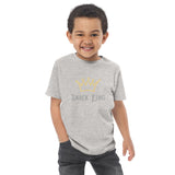 Toddler "Snack King Crown" t-shirt