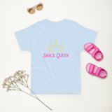 Toddler "Snack Queen Crown" t-shirt