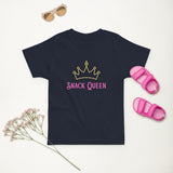 Toddler "Snack Queen Crown" t-shirt