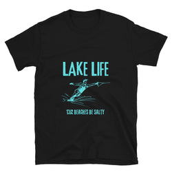 Lake Life Slalom Skier Short-Sleeve Unisex T-Shirt