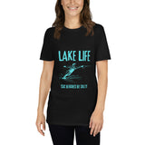 Lake Life Slalom Skier Short-Sleeve Unisex T-Shirt
