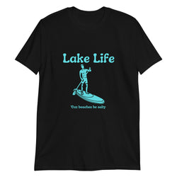 Lake Life Paddleboarder Short-Sleeve Unisex T-Shirt