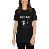 Lake Life Fisherwoman Short-Sleeve Unisex T-Shirt