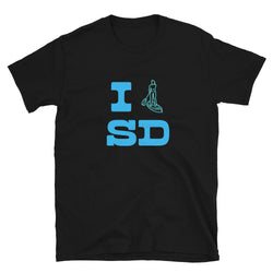 I Paddle San Diego Short-Sleeve Unisex T-Shirt
