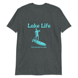 Lake Life Paddleboarder Short-Sleeve Unisex T-Shirt