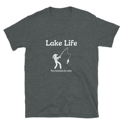 Lake Life Fisherwoman Short-Sleeve Unisex T-Shirt