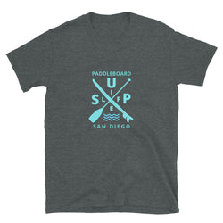 Paddleboard San Diego SUP LIFE Short-Sleeve Unisex T-Shirt