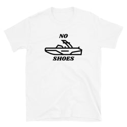 Lake Life No Shoes on the Boat Short-Sleeve Unisex T