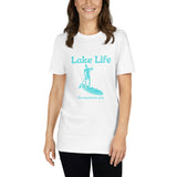 Lake Life Paddleboarder Short-Sleeve Unisex T-Shirt