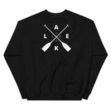 Lake Life Front & Back Waves & Oars Unisex Sweatshir