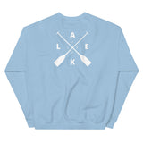 Lake Life Front & Back Waves & Oars Unisex Sweatshir