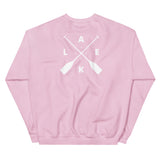 Lake Life Front & Back Waves & Oars Unisex Sweatshir