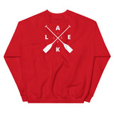 Lake Life Front & Back Waves & Oars Unisex Sweatshir