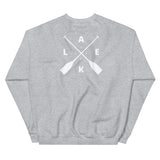 Lake Life Front & Back Waves & Oars Unisex Sweatshir