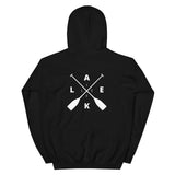 Newton Lake Front & Back Oars Hoodie (unisex)