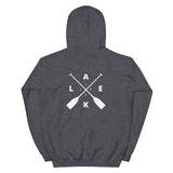 Newton Lake Front & Back Oars Hoodie (unisex)