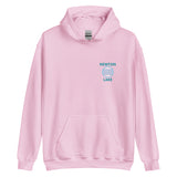 Newton Lake Lake Life Waves Left Chest Unisex Hoodie
