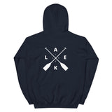 Newton Lake Front & Back Oars Hoodie (unisex)