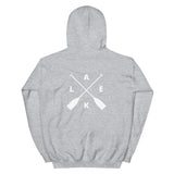 Newton Lake Front & Back Oars Hoodie (unisex)