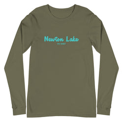 Newton Lake PA 18407 Unisex Long Sleeve Tee