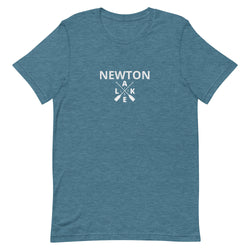 Newton Lake Life Oars Center Unisex t-shirt