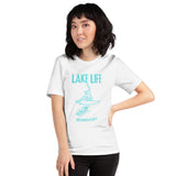 Lake Life Wakesurf - cuz beaches be salty Unisex t-shirt