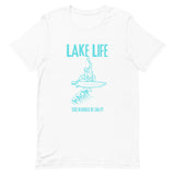 Lake Life Wakesurf - cuz beaches be salty Unisex t-shirt