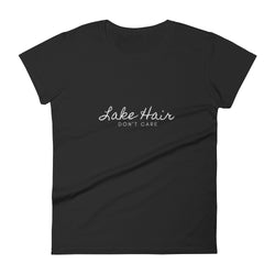 Lake Life Lake Hair Don't Care Women's Short Sleeve T