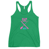 Paddleboard SUP Girl Women's Racerback Tank