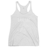 Lake Life Wakesurf - cuz beaches be salty Women's Racerback Tank