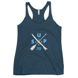 Paddleboard SUP Life Dark Colors Women's Racerback Tank