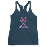 Paddleboard SUP Girl Women's Racerback Tank
