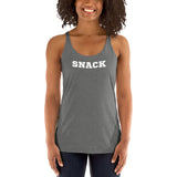 Women's "SNACK" Racerback Tank Shirt