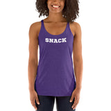 Women's "SNACK" Racerback Tank Shirt