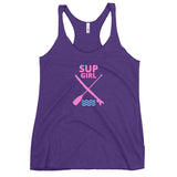 Paddleboard SUP Girl Women's Racerback Tank