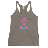 Paddleboard SUP Girl Women's Racerback Tank