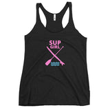 Paddleboard SUP Girl Women's Racerback Tank